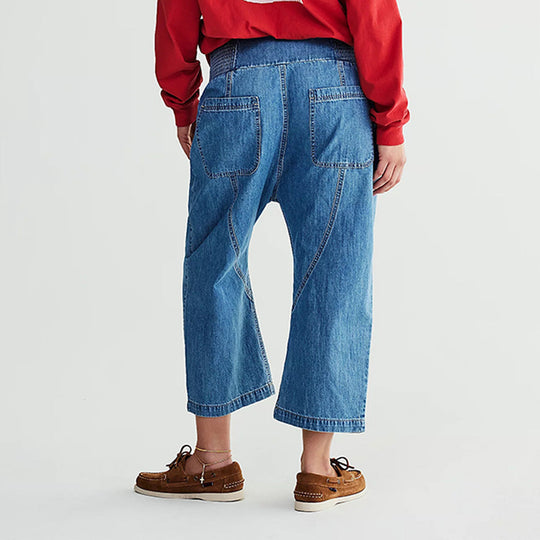 Heidi-Mode | Waschung Dropped Crotch Mid-Waist Straight Jeans