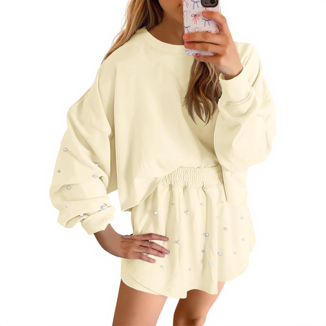 Damen Sportliches Sweatshirt- und Rock-Set Heidi-Mode