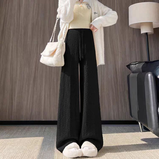 Damen gemütliche Loungehose im eleganten Schnitt Heidi-Mode