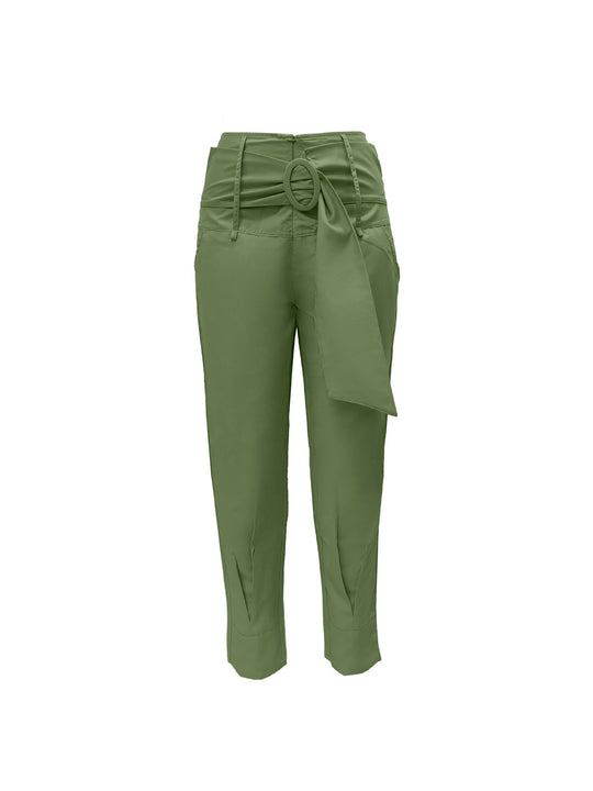 Damen Modische Culotte mit eleganter Schleifenoption Heidi-Mode