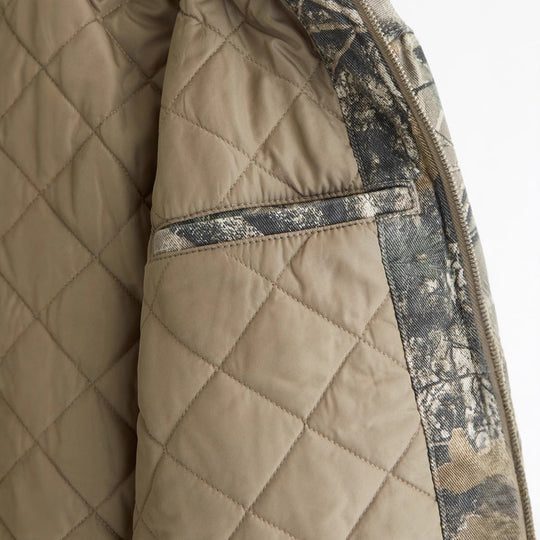 Herren Freizeitjacke im modernen Camouflage-Design mit hochschließendem Kragen Heidi-Mode