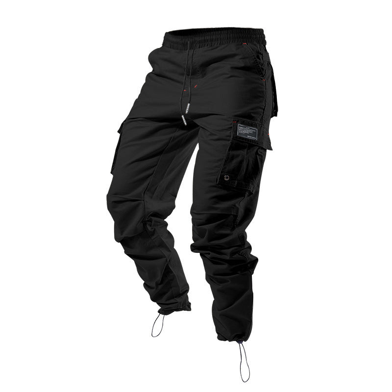 Herren Cargo-Hose mit elastischem Bund und praktischen Taschen Heidi-Mode