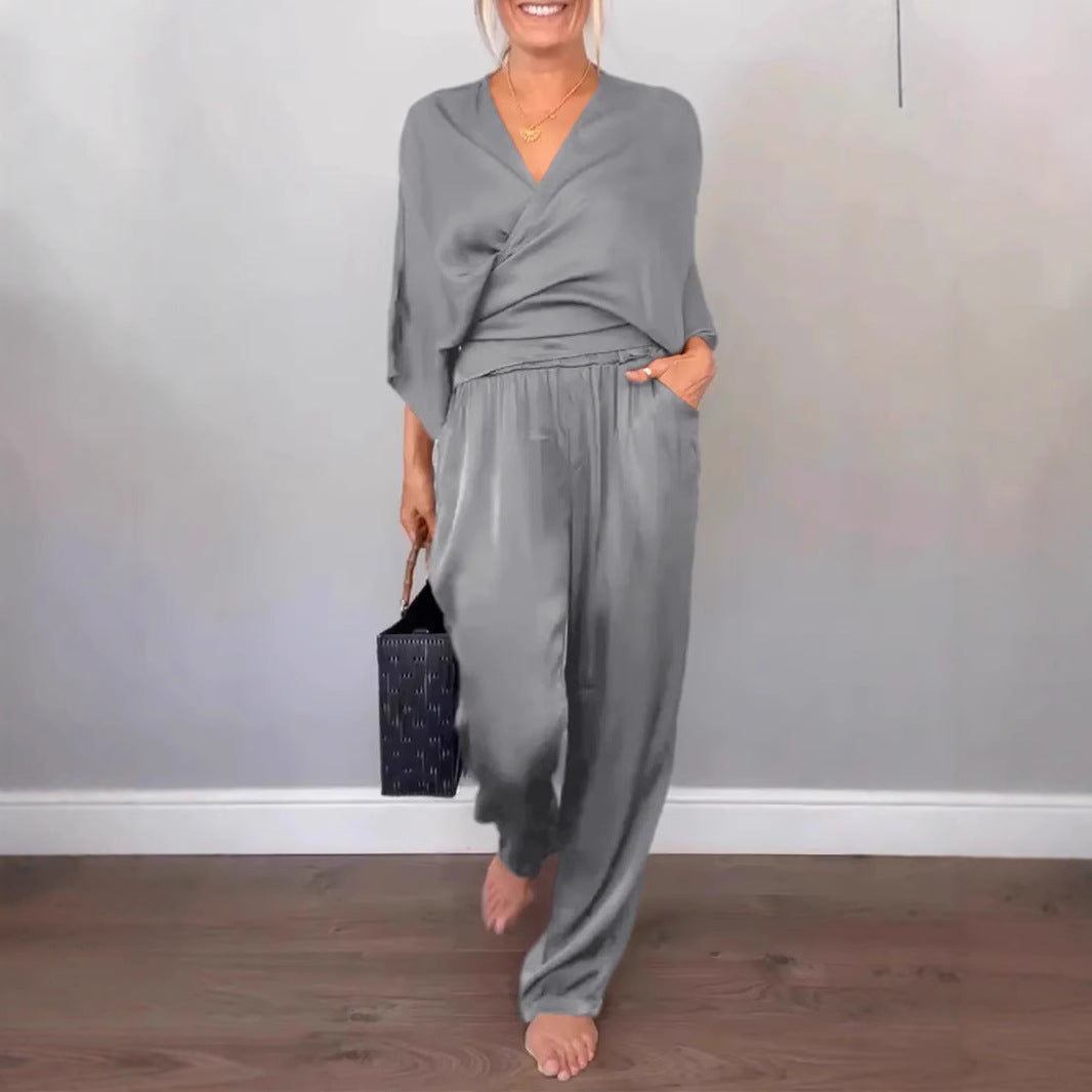 Damen elegantes und bequemes Jumpsuit Set Heidi-Mode