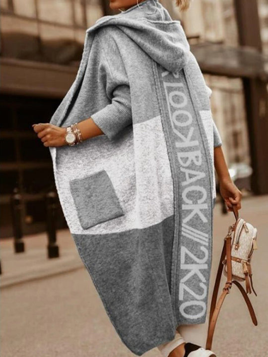 Damen lässiger Kapuzencardigan Heidi-Mode