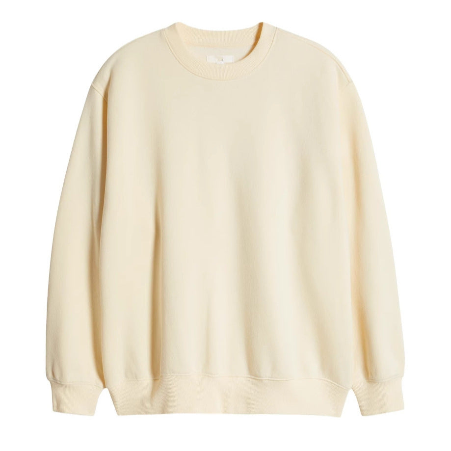 Damen entspannter Sweatshirt mit klassischem Rundhalsausschnitt Heidi-Mode
