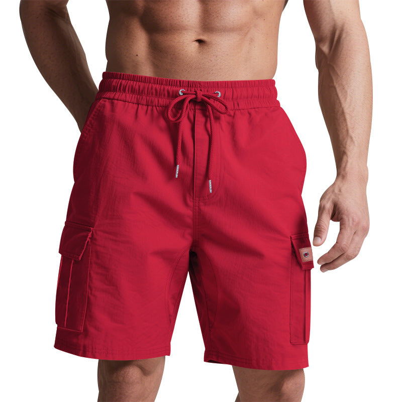 Herren Cargo-Shorts mit elastischem Bund und praktischen Taschen Heidi-Mode