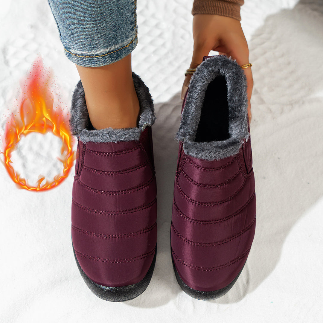 Damen Komfortable Winterboots mit kuscheligem Futter und rutschfester Sohle Heidi-Mode