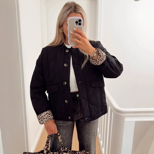 Damen gesteppte Winterjacke Heidi-Mode