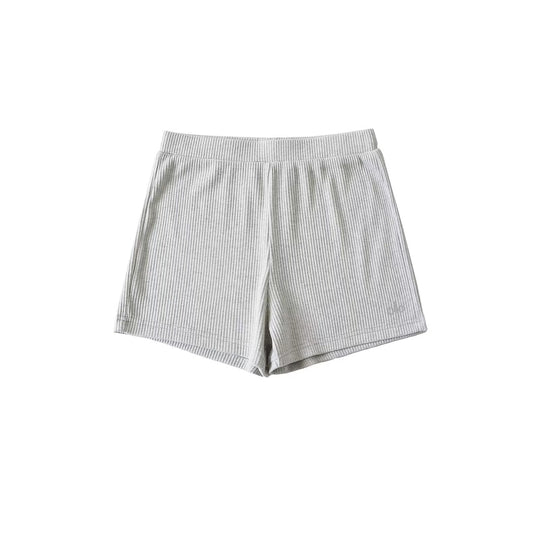 Damen Funktionsshorts im modernen Rippdesign mit elastischem Bund und praktischen Seitentaschen Heidi-Mode