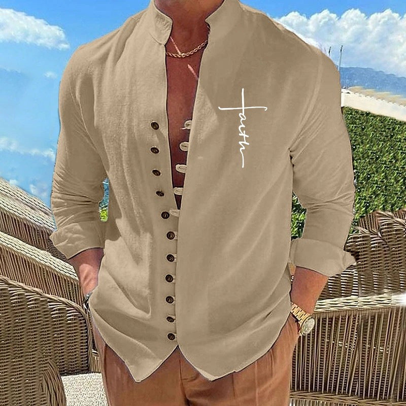 Herren luftige Hemdbluse Heidi-Mode
