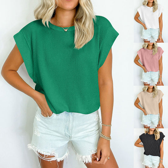 Damen lässiges Kurzarm-Shirt Heidi-Mode
