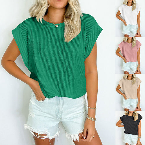 Damen lässiges Kurzarm-Shirt Heidi-Mode