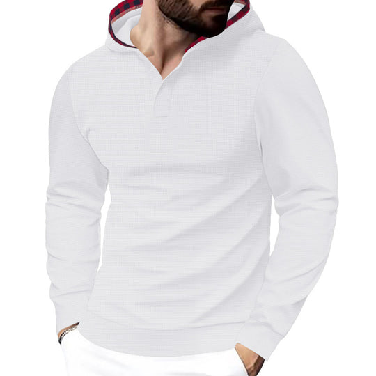 Herren Kapuzensweater mit strukturiertem Design und komfortablem Schnitt Heidi-Mode