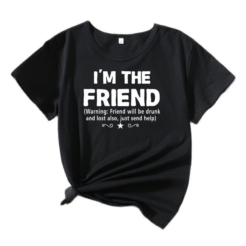 Frauen Casual Komödie Grafik T-Shirt Heidi-Mode