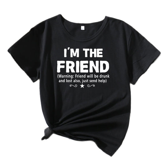 Frauen Casual Komödie Grafik T-Shirt Heidi-Mode