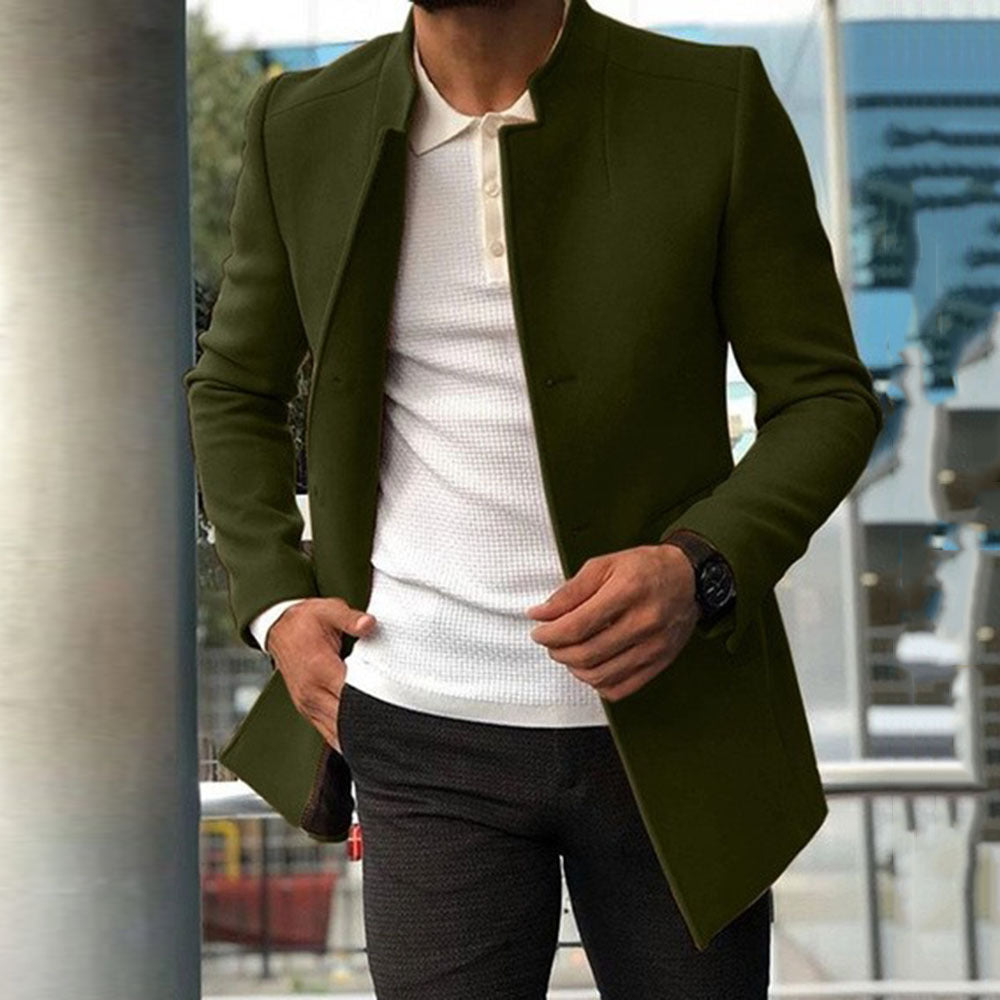 Herren eleganter Blazer mit modernem Schnitt und minimalistischen Details Heidi-Mode