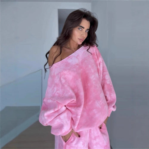 Damen lässiger Oversized Pullover Heidi-Mode