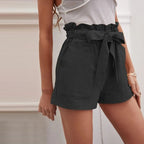【Baumwolle】Lässige Einfarbige Shorts
