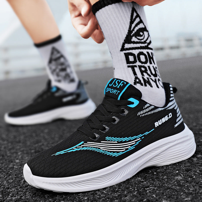 Herren Sportliche Laufschuhe mit atmungsaktiver Mesh-Oberfläche und dynamischer Dämpfungstechnologie Heidi-Mode
