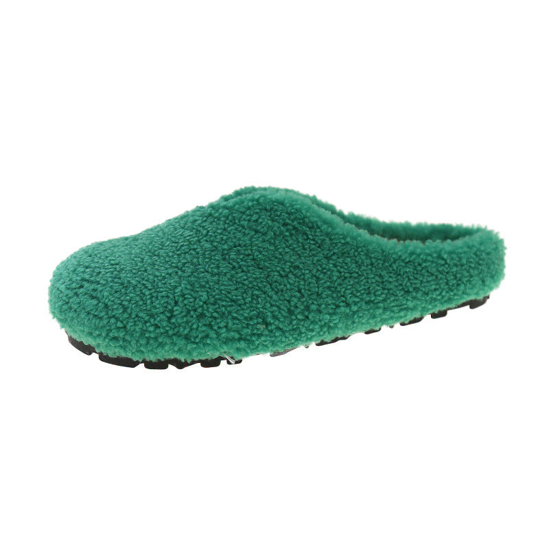 Damen Flauschige Hausschuhe mit rutschfester Sohle und weichem Innenfutter Heidi-Mode
