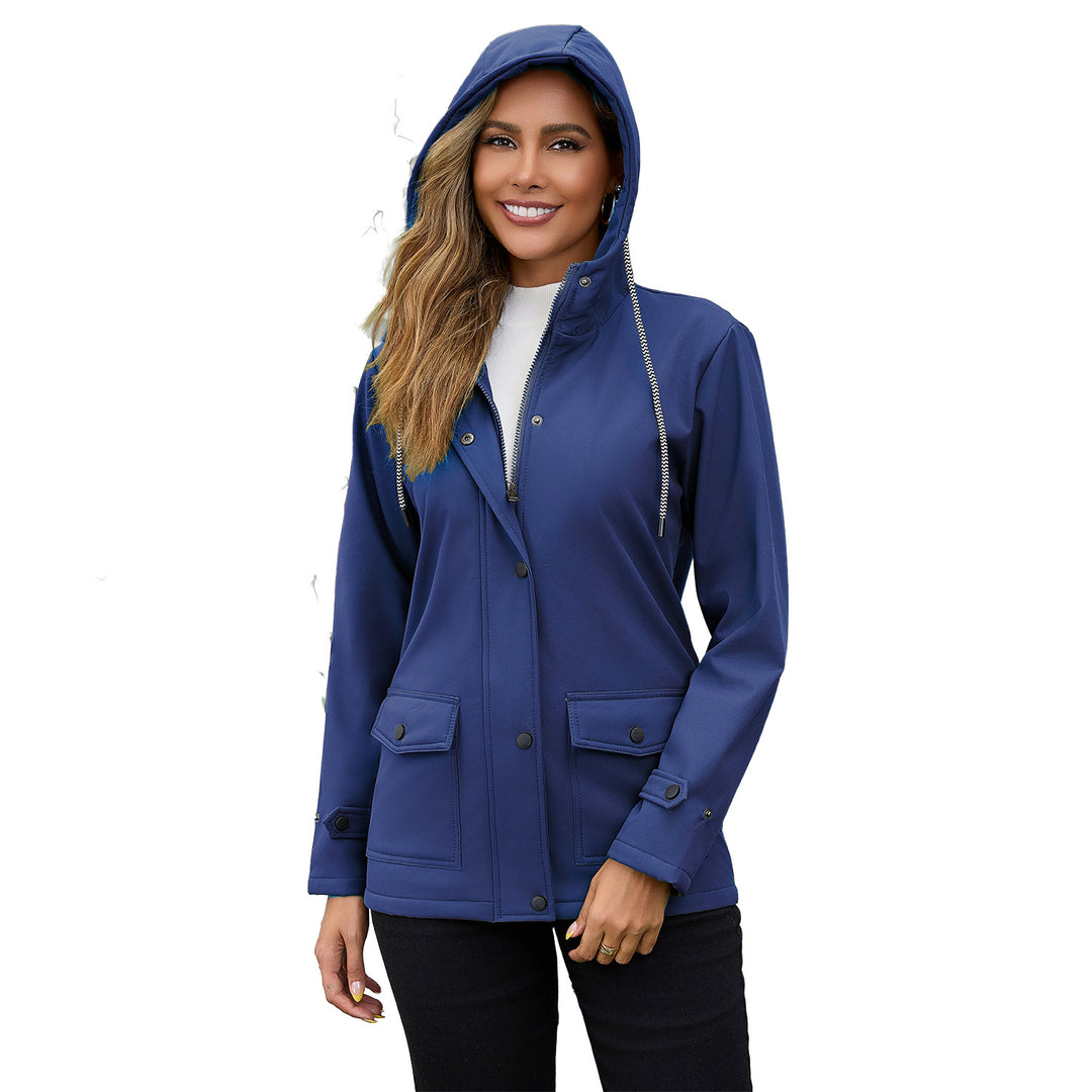 Damen Kapuzenjacke mit weichem Fleece-Futter Heidi-Mode