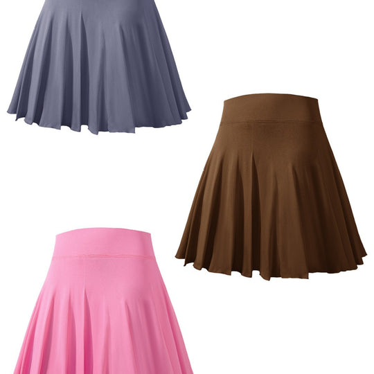 Damen Sportlicher Faltenrock Heidi-Mode