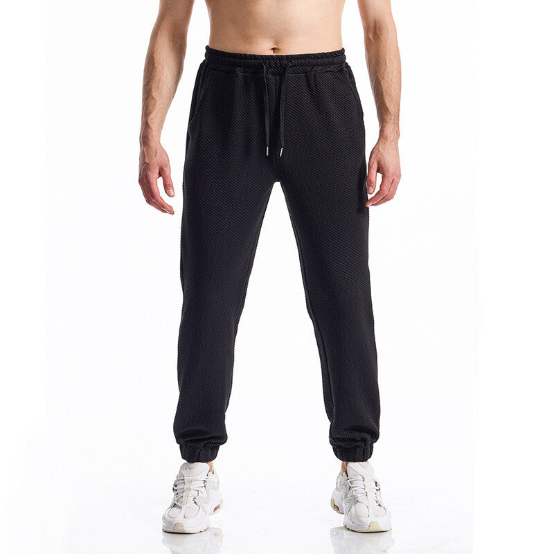 Herren Freizeit-Jogginghose mit elastischem Bund und atmungsaktiven Stoffen Heidi-Mode