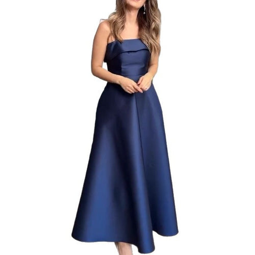 Damen Elegantes Abendkleid mit schulterfreiem Design und voluminösem Rock Heidi-Mode