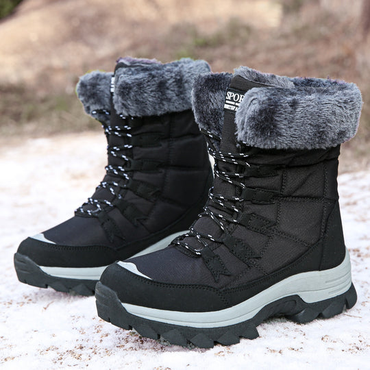 Herren Isolierte Wasserdichte Schnee Wanderstiefel Heidi-Mode