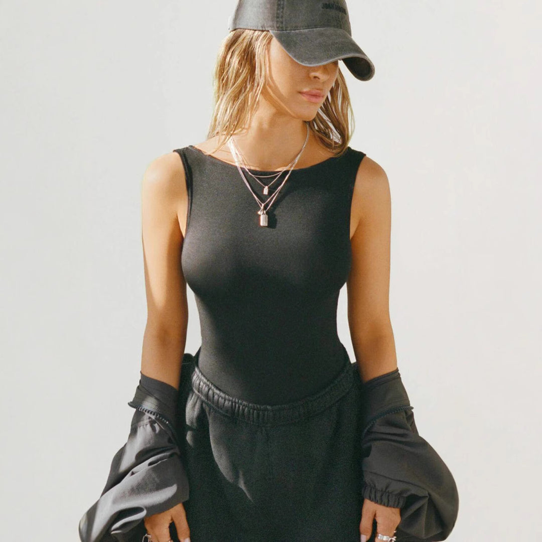 Damen körperbetontes Tanktop Heidi-Mode