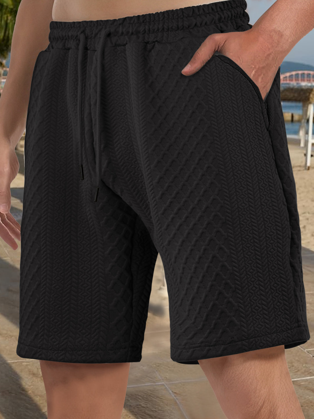 Herren Sportliche Freizeithosen mit innovativem Strukturdesign Heidi-Mode