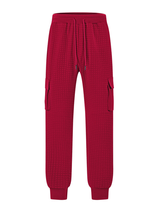 Herren Cargo-Jogginghose mit elastischem Bund und praktischen Seitentaschen Heidi-Mode