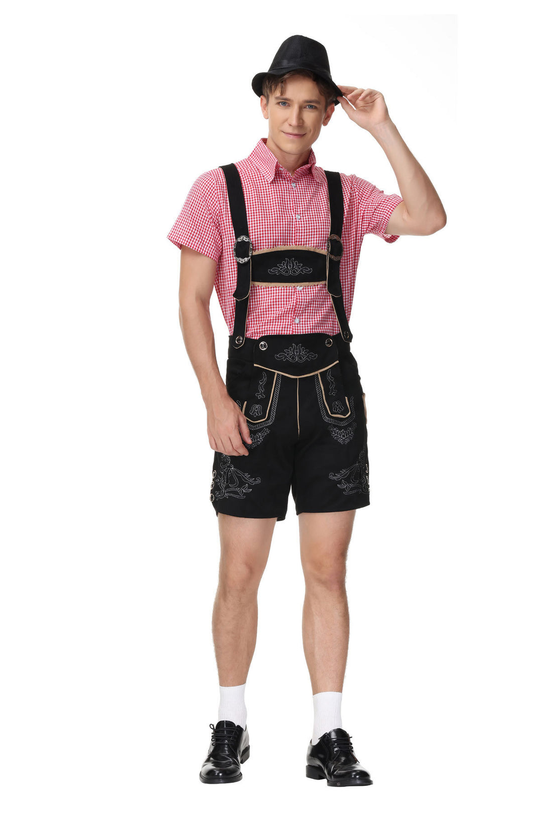 Herren Stilvolles Trachten-Outfit mit aufwändigen Stickereien und modernen Akzenten Heidi
