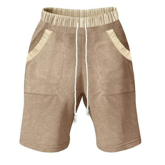 Herren Freizeit-Shorts mit elastischem Bund und praktischen Seitentaschen Heidi-Mode