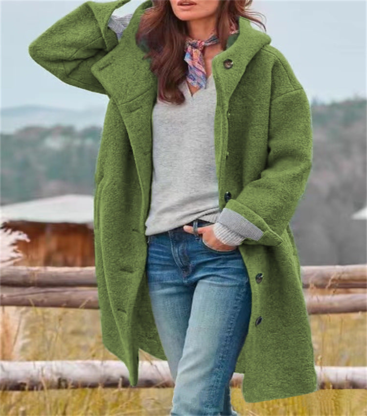 Damen stylischer und komfortabler Übermantel mit großzügigem Schnitt Heidi-Mode