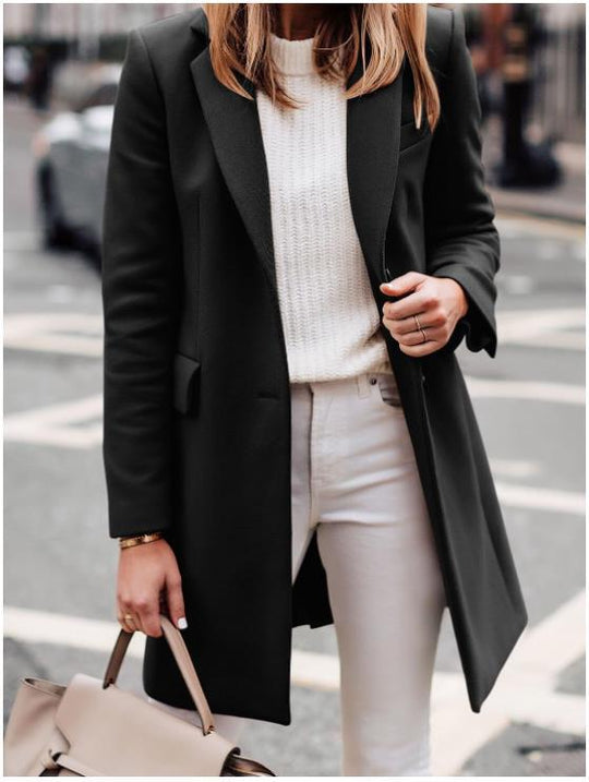 Damen eleganter taillierter Übergangsblazer Heidi-Mode