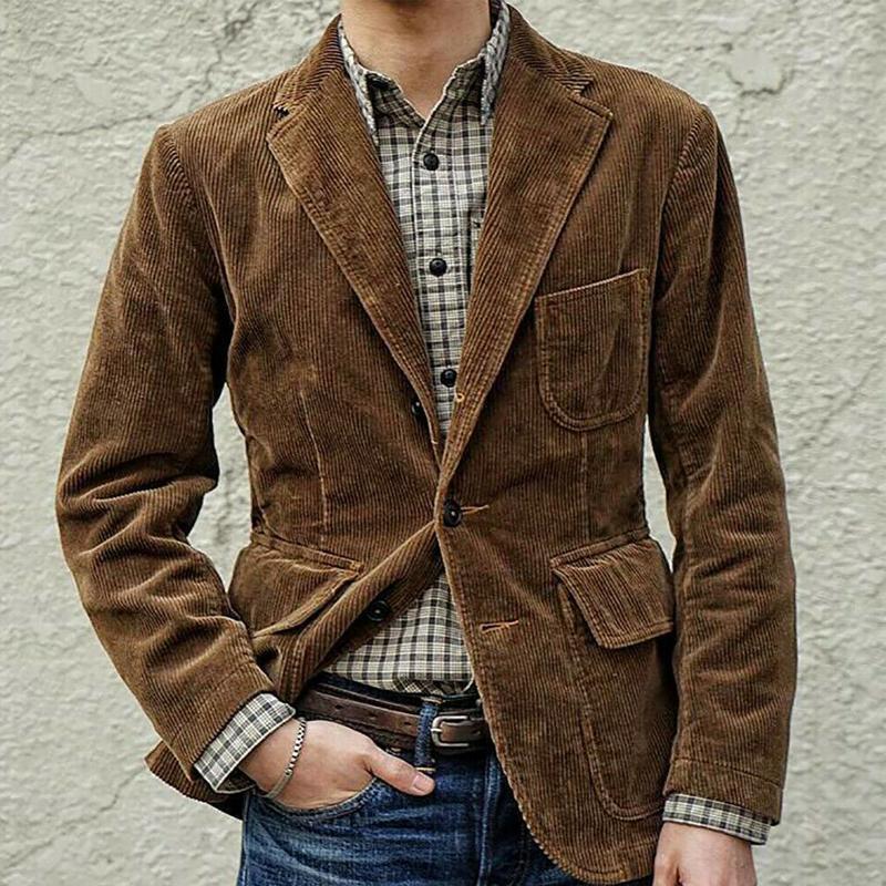 Herren Cordblazer mit modernem Schnitt Heidi-Mode