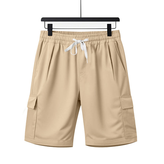 Herren Cargo-Shorts mit elastischem Bund und praktischen Seitentaschen Heidi-Mode