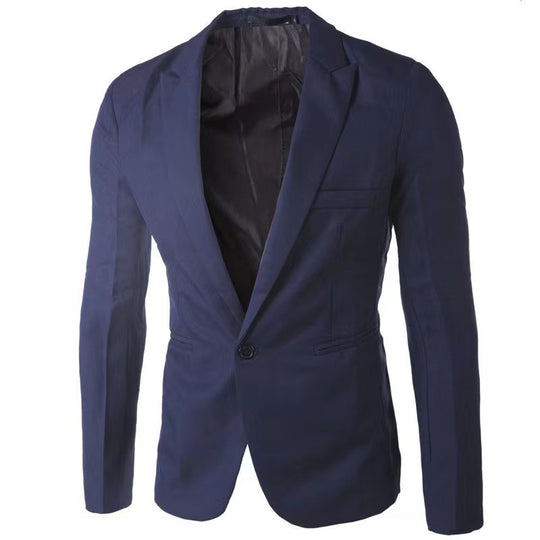 Herren eleganter Anzugblazer mit modernem Schnitt und feiner Textur Heidi-Mode