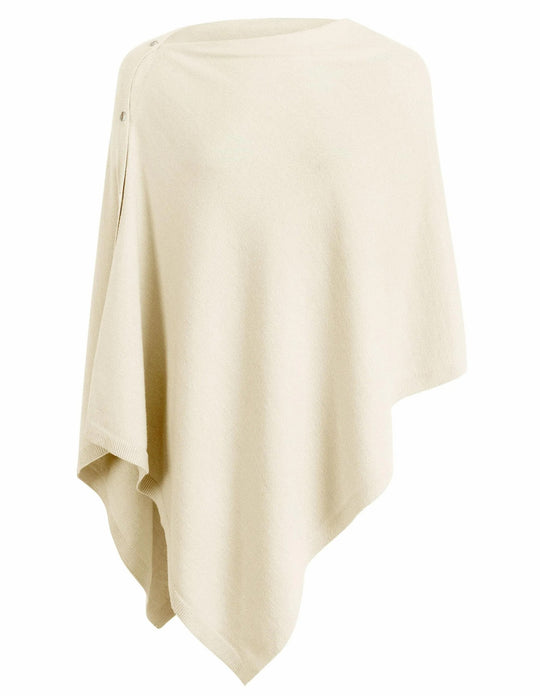 Damen vielseitiger Poncho aus hochwertiger Materialmischung Heidi-Mode