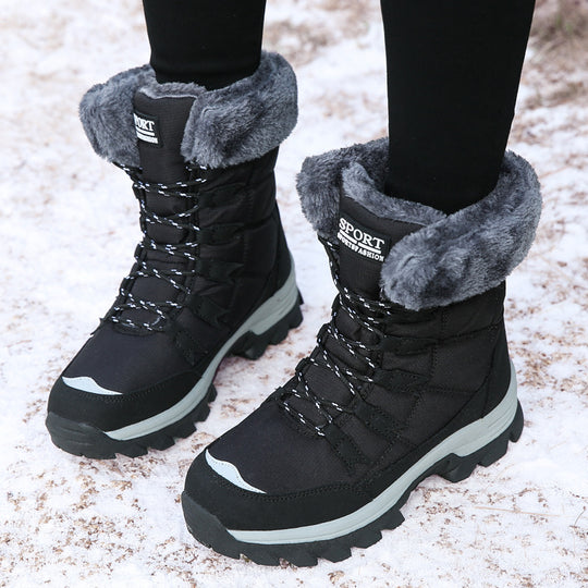 Damen Isolierte Winterstiefel mit rutschfester Sohlenkonstruktion und kuscheligem Innenfutter Heidi-Mode