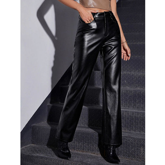 Damen Modische High-Waist hose Heidi-Mode