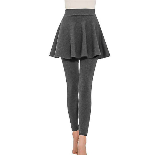 Damen Leggings mit integrierter Skirtschnitt Heidi-Mode