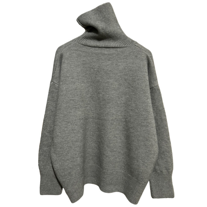 Damen Kuscheliger Rollkragenpullover aus hochwertigem Strick Heidi-Mode