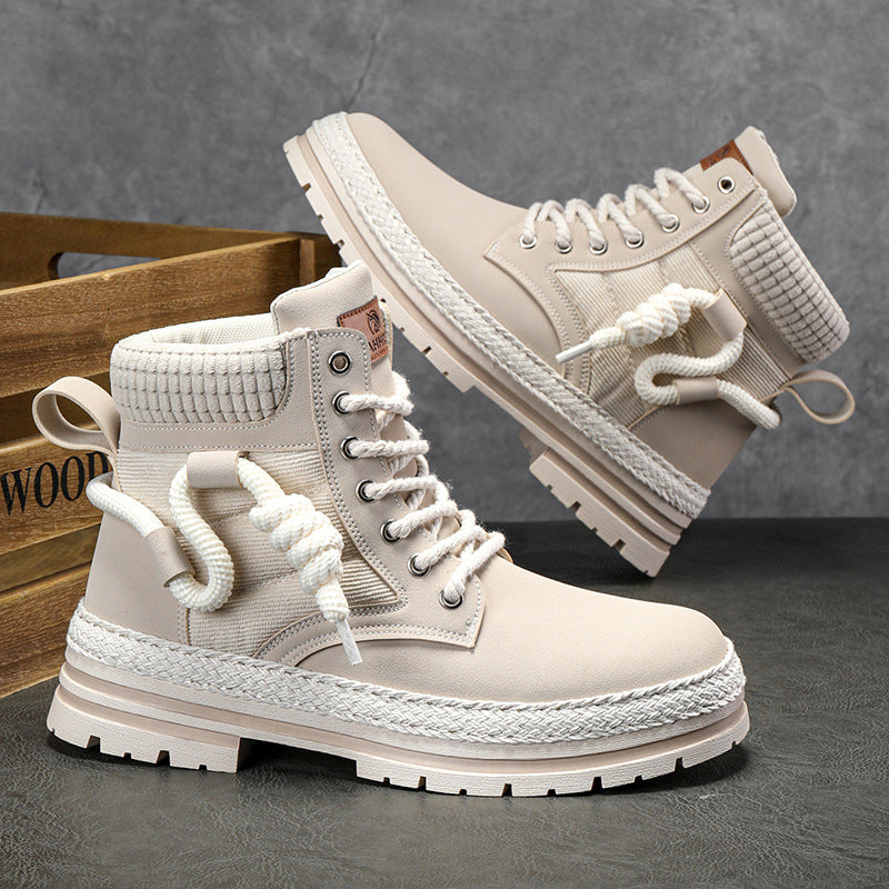 Damen modische und bequeme Winterstiefel mit hohem Kragen und rutschfester Sohle Heidi-Mode