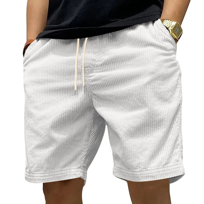 Herren bequeme Freizeithose aus strukturiertem Cordstoff Heidi-Mode