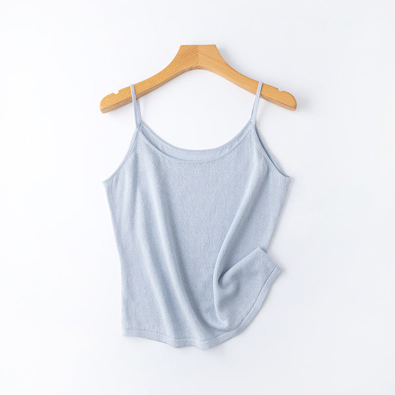 Damen Leichtgewicht Verstellbares Träger Camisole Top Heidi-Mode