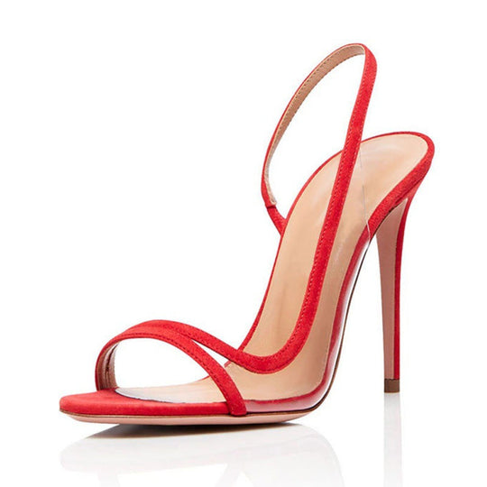 Heidi-Mode | Mode Personalisierte Damen Stiletto Absatz Sandalen