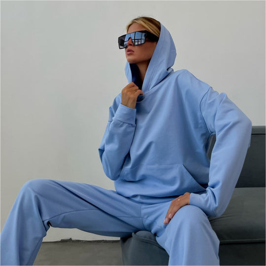 Damen Oversized Hoodie-Trainingsanzug Heidi-Mode