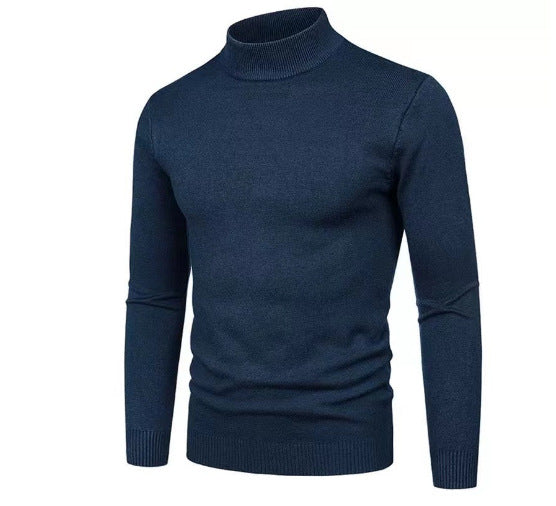 Herren Pullover mit hohem Kragen Heidi-Mode